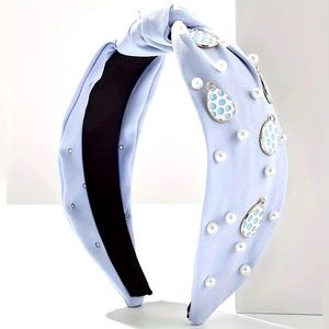NEW Adorable Easter Headband with Cute Eggs & Pearls